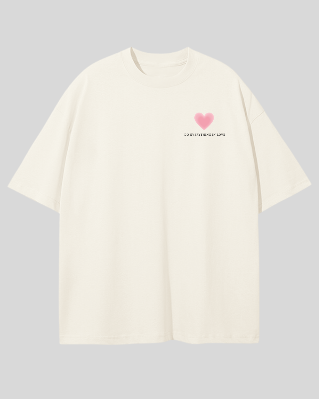 Футболка оверсайз "Do everything in love"