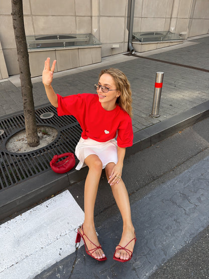 Спідниця міні на запах