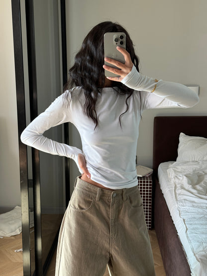 Лонгслів приталений