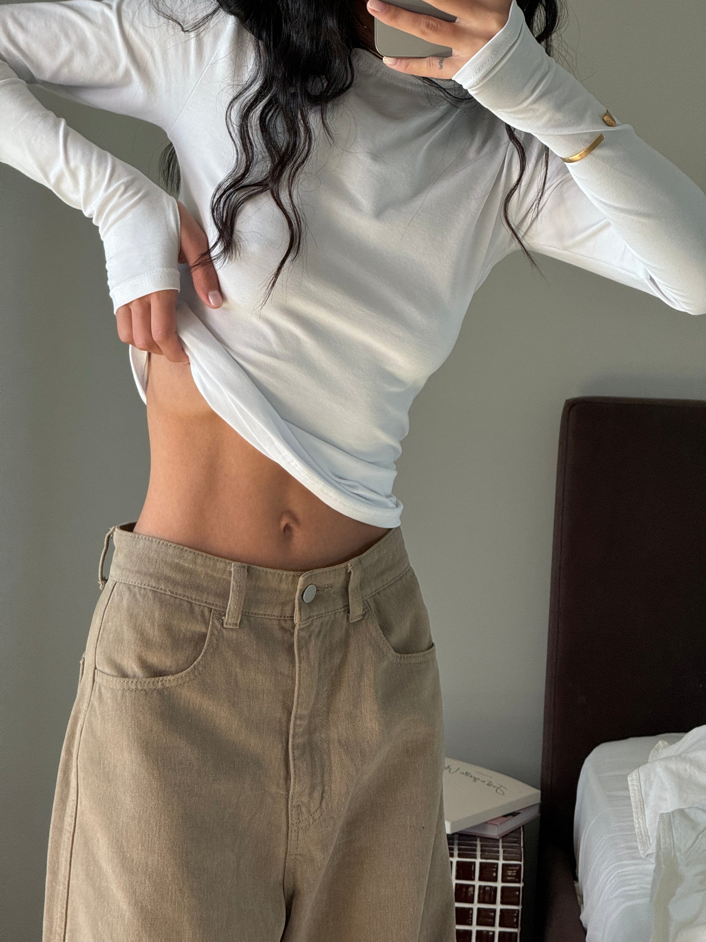 Лонгслів приталений