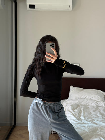 Лонгслів приталений