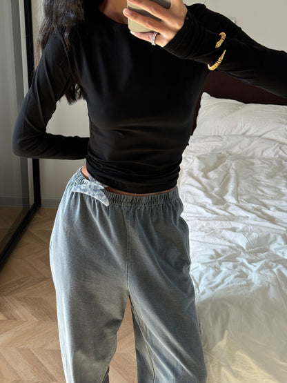 Лонгслів приталений