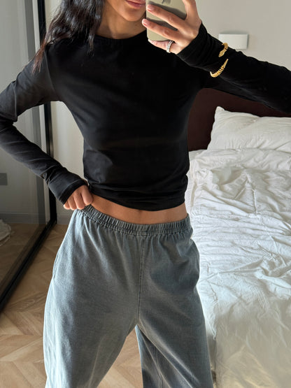 Лонгслів приталений