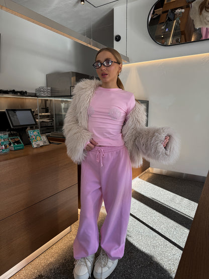 Лонгслів мушля приталений