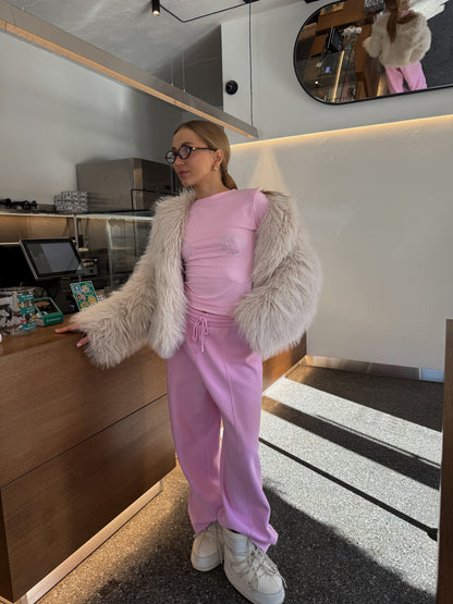 Лонгслів мушля приталений