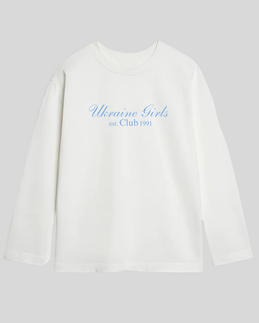 Лонгслів оверсайз "Ukraine girls"