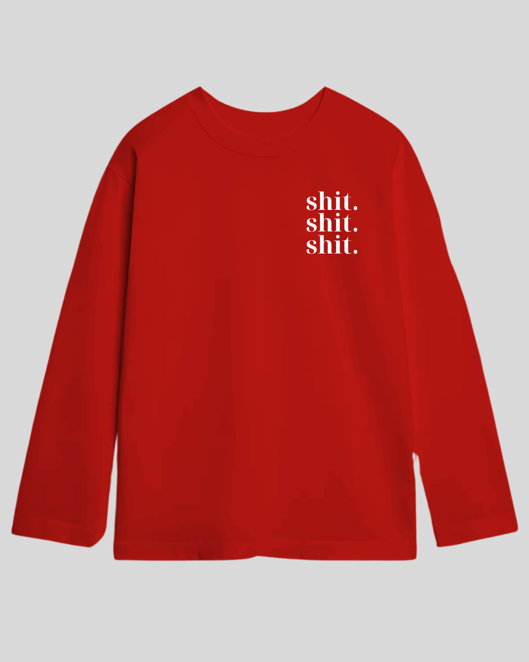 Лонгслів оверсайз "shit"