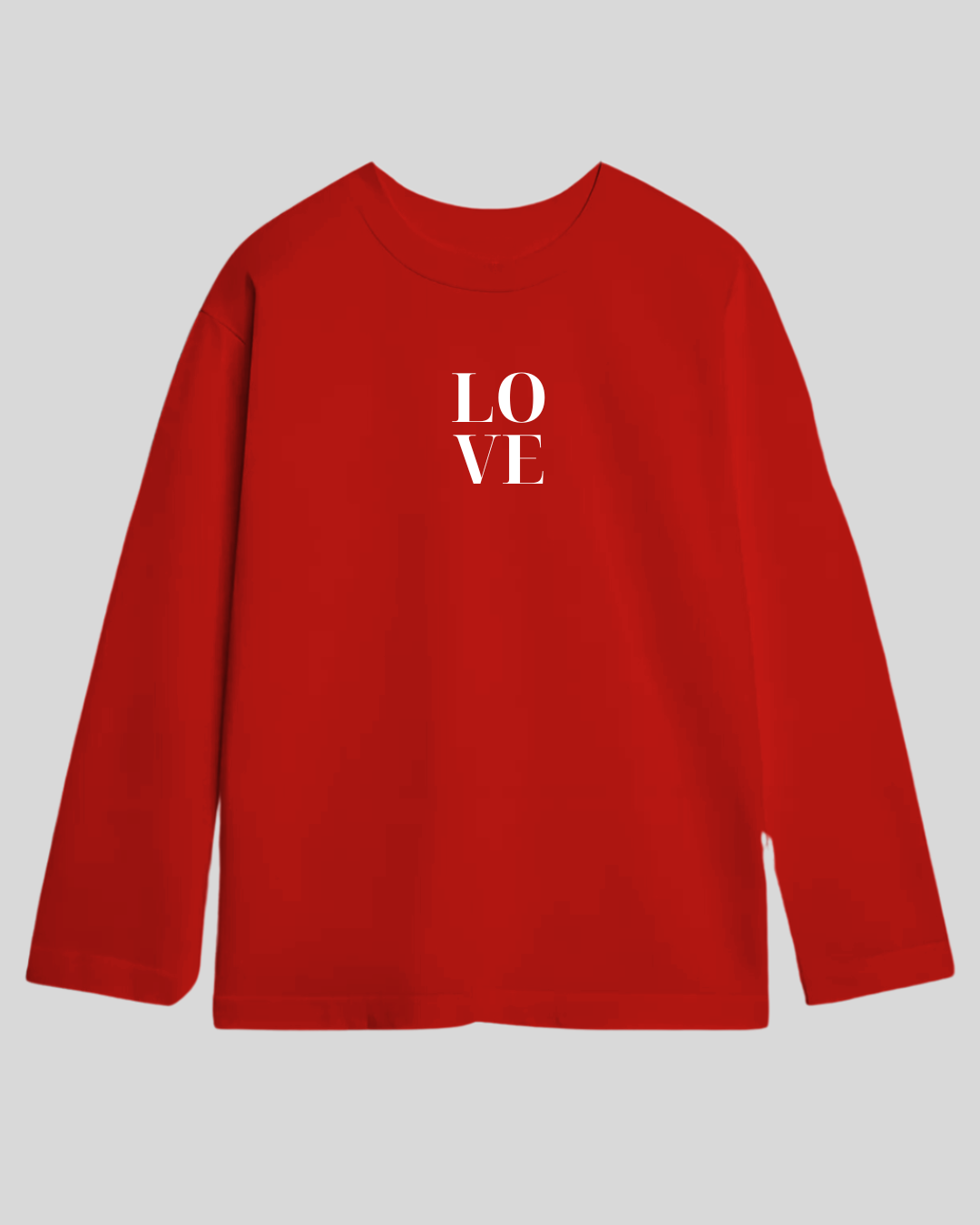 Лонгслів оверсайз "love"