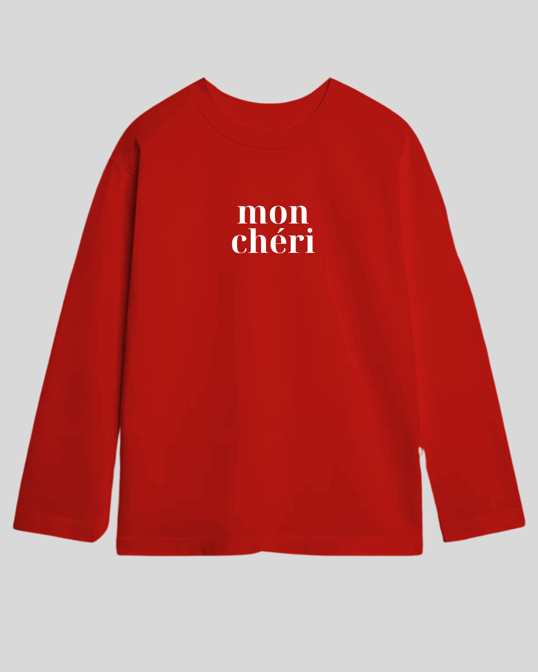 Лонгслів оверсайз "mon cheri"