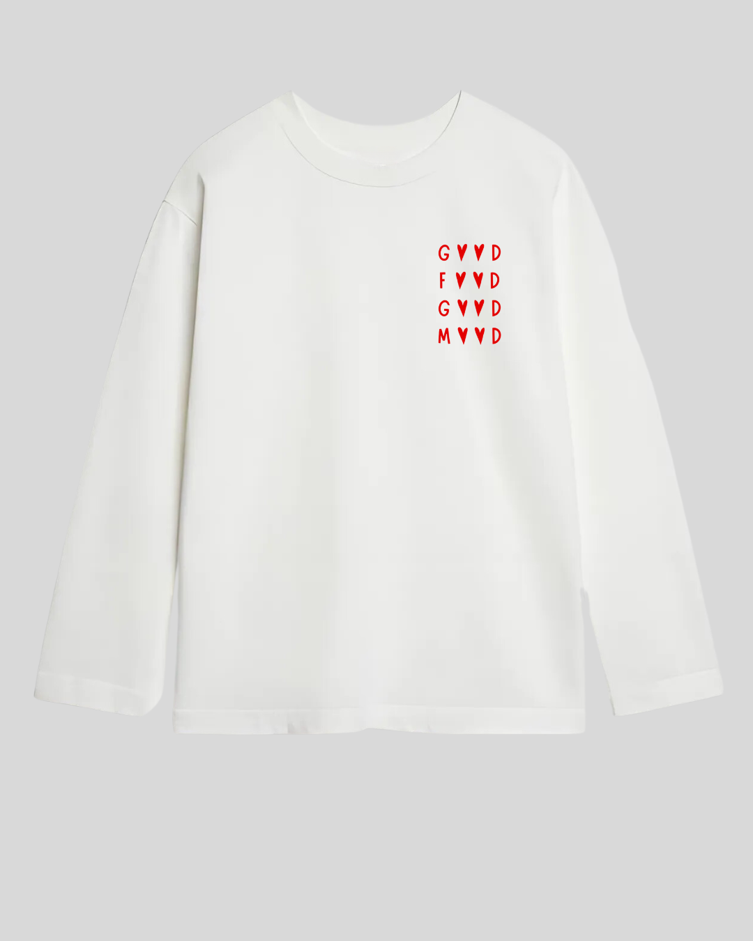 Лонгслів оверсайз "Good food"