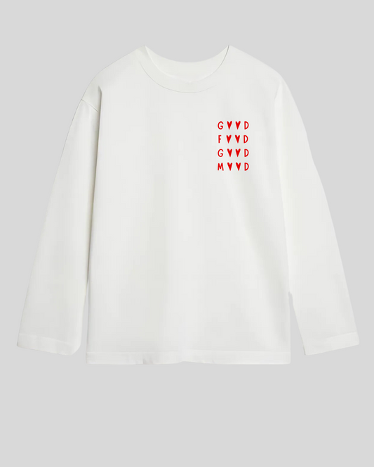 Лонгслів оверсайз "Good food"