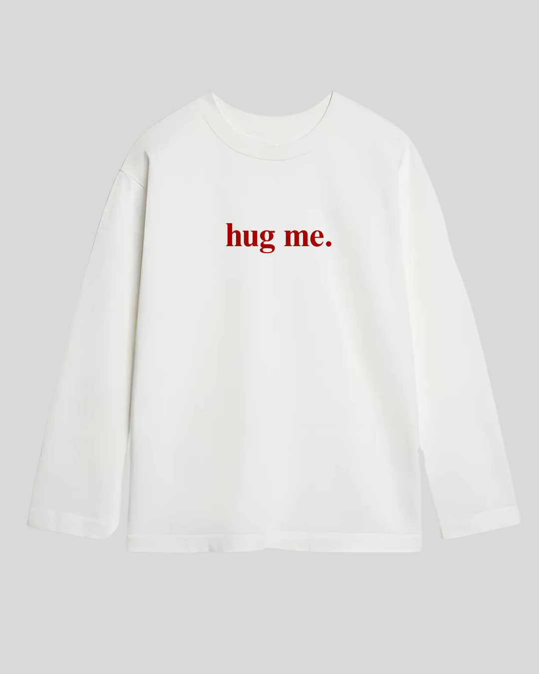 Лонгслів оверсайз "Hug me"