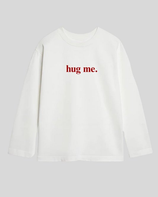 Лонгслів оверсайз "Hug me"