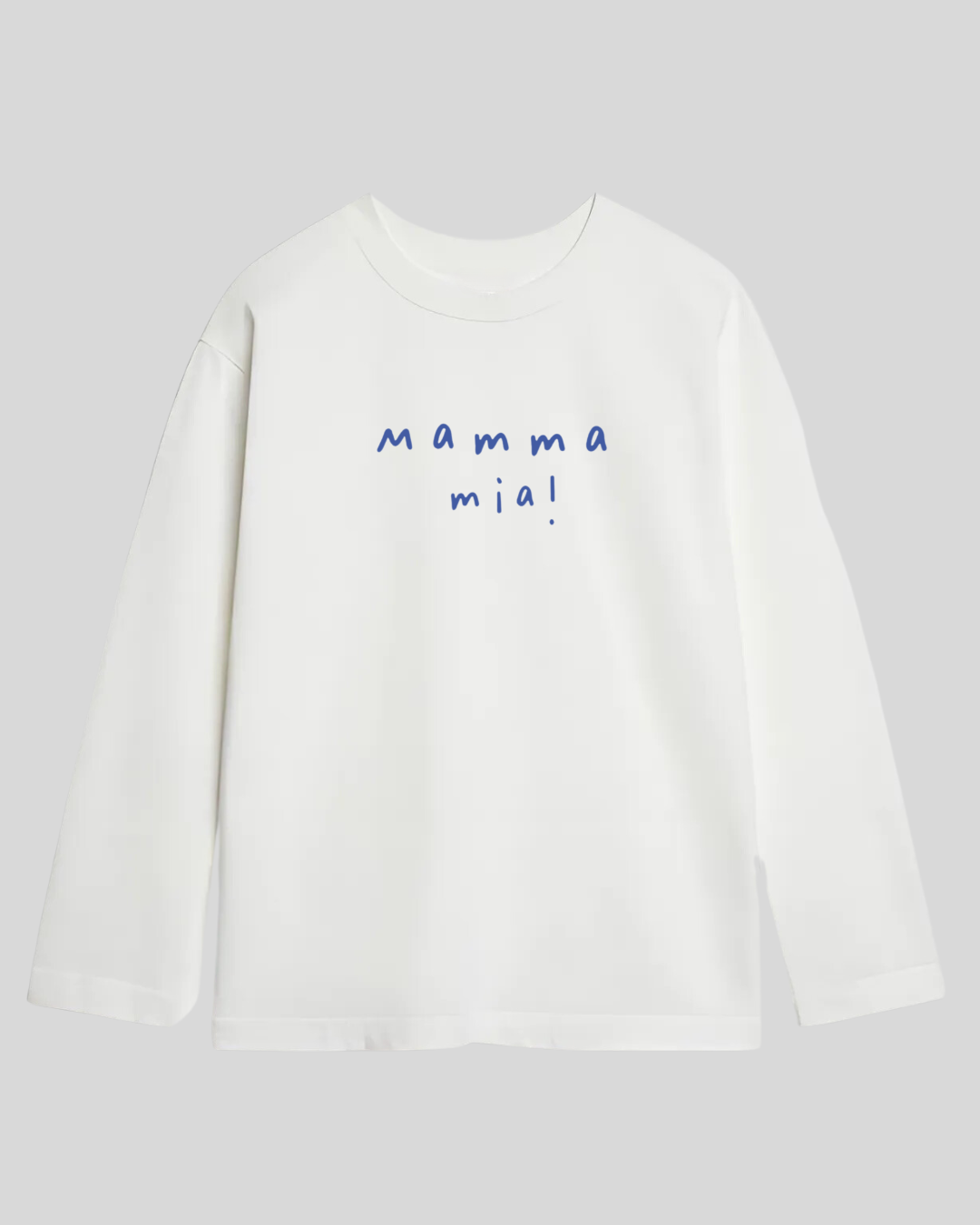 Лонгслів оверсайз "Mamma mia"