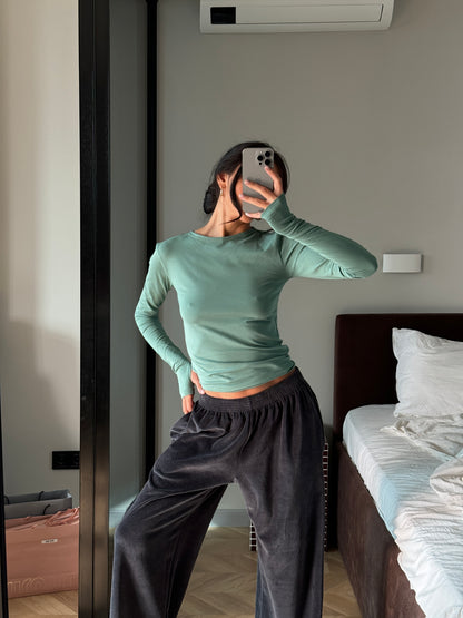 Лонгслів приталений