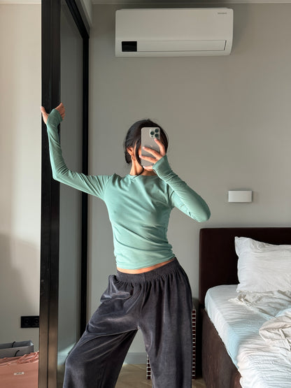 Лонгслів приталений