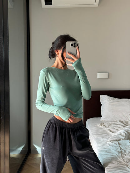 Лонгслів приталений