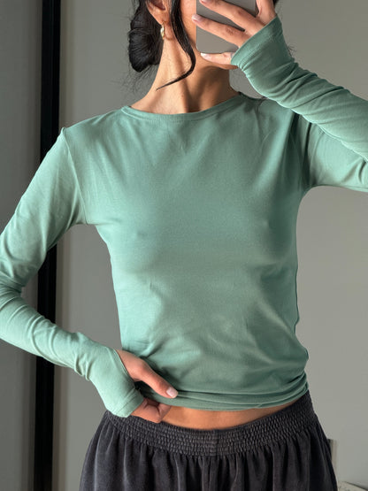 Лонгслів приталений