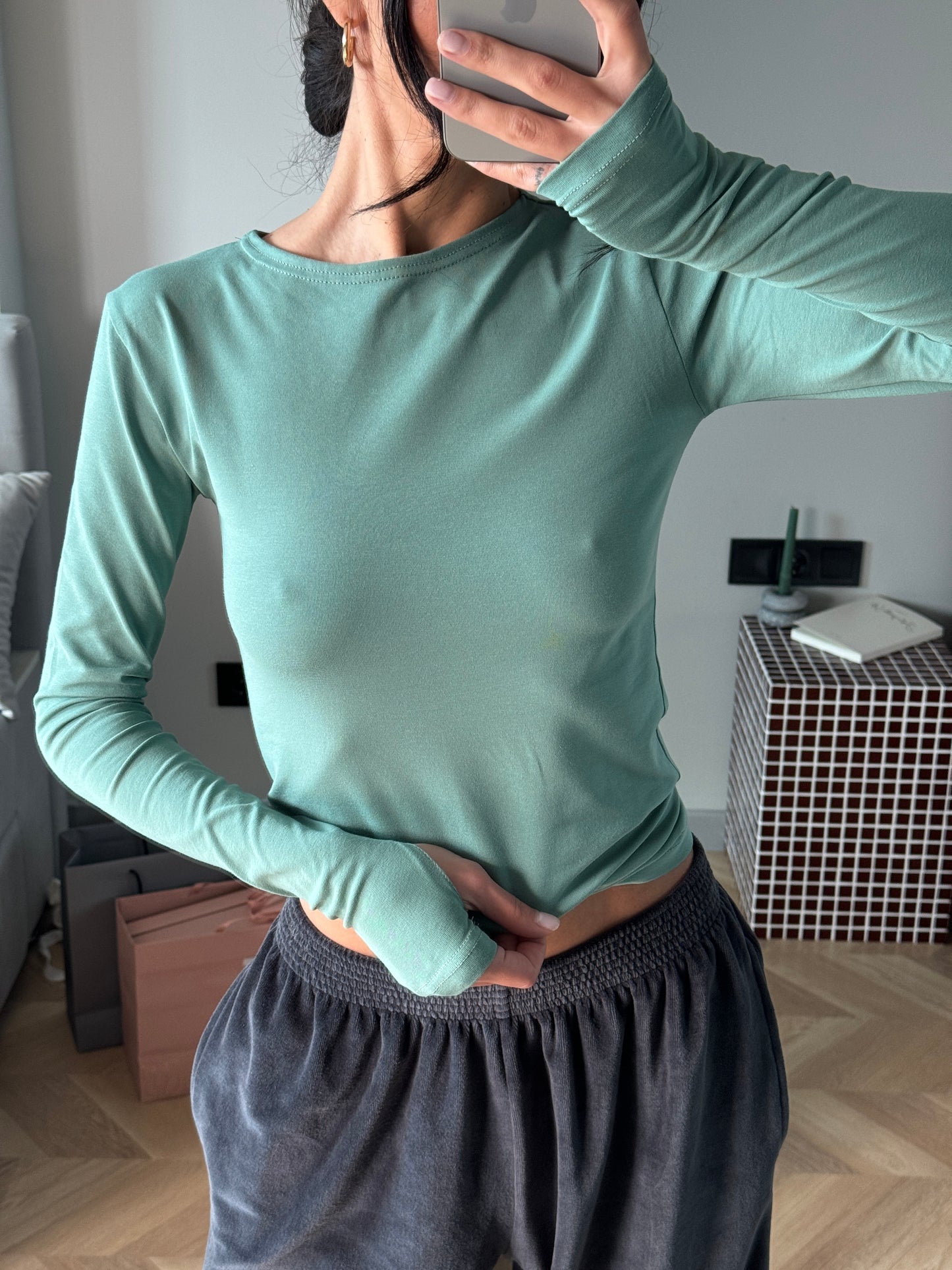 Лонгслів приталений