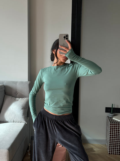 Лонгслів приталений