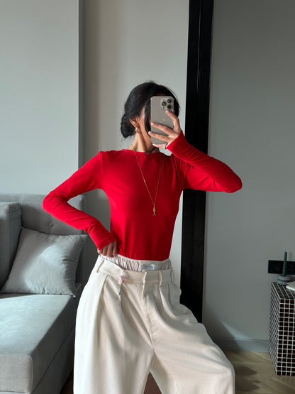 Лонгслів приталений