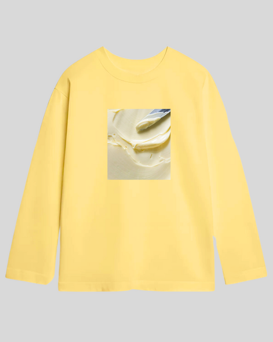 Лонгслів оверсайз "Yellow Butter"
