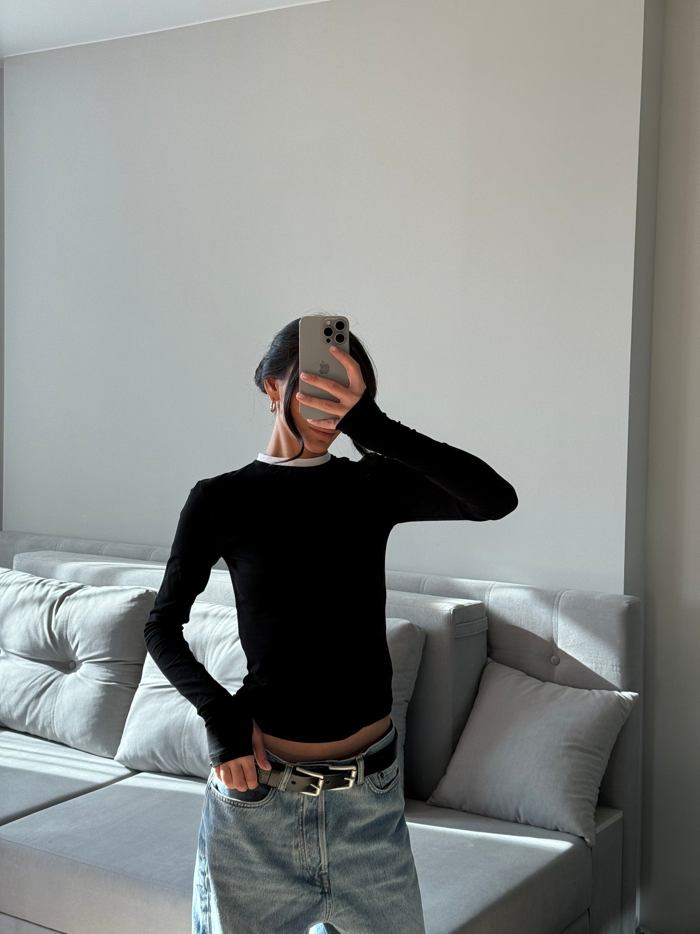 Лонгслів приталений