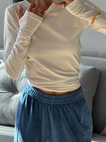 Лонгслів приталений