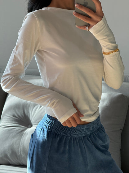 Лонгслів приталений