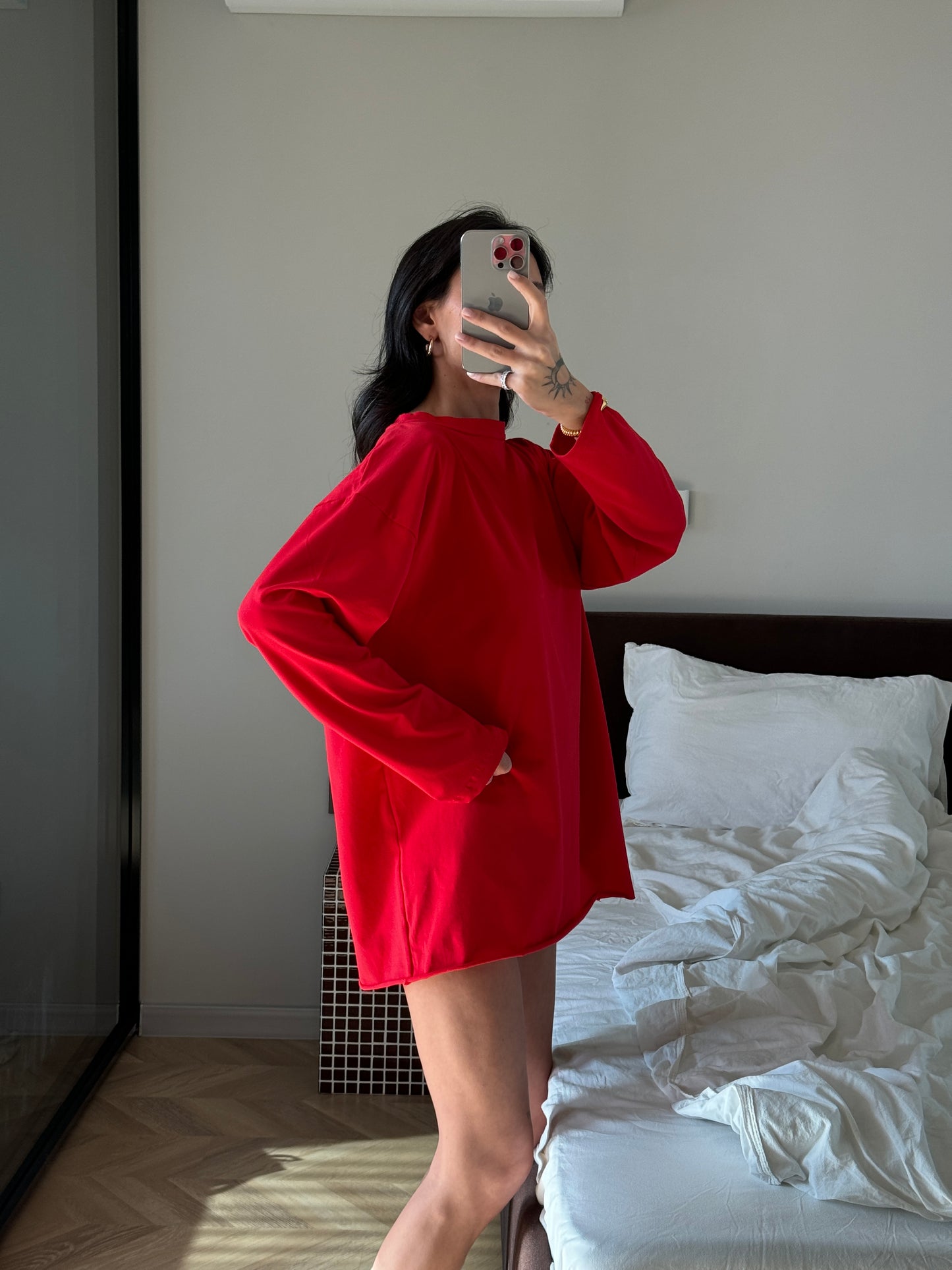 Лонгслів оверсайз базовий