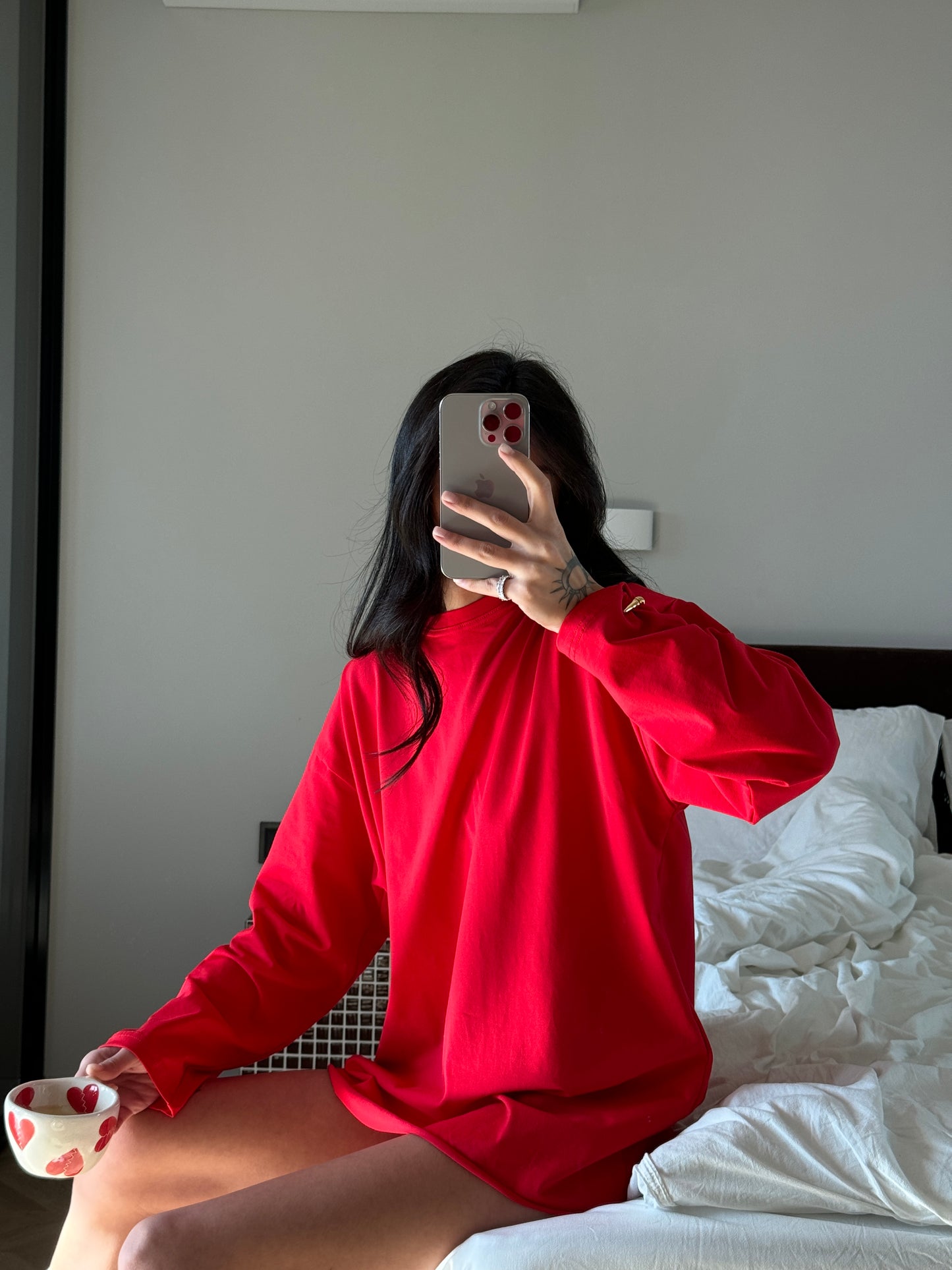 Лонгслів оверсайз базовий