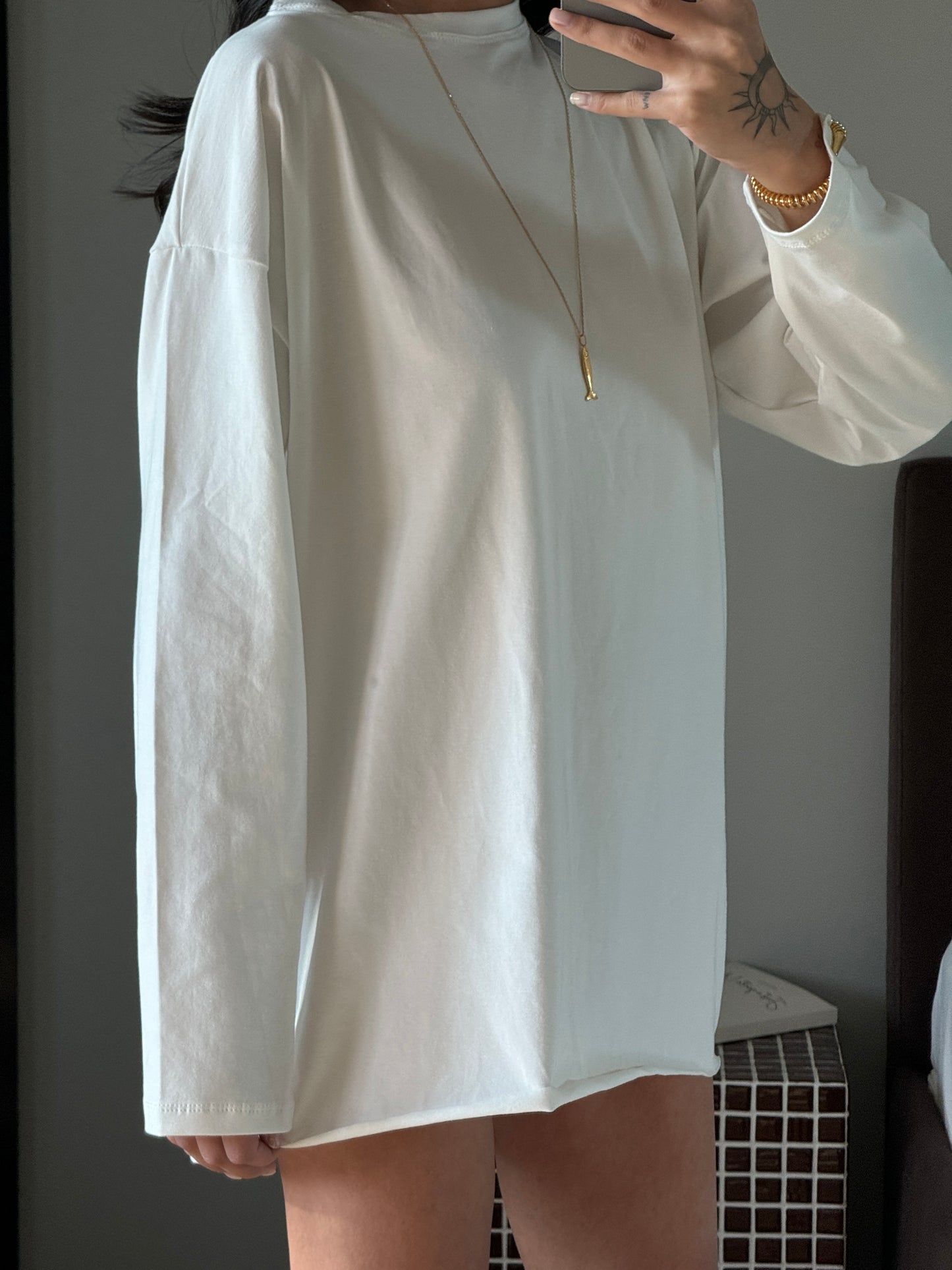 Лонгслів оверсайз базовий