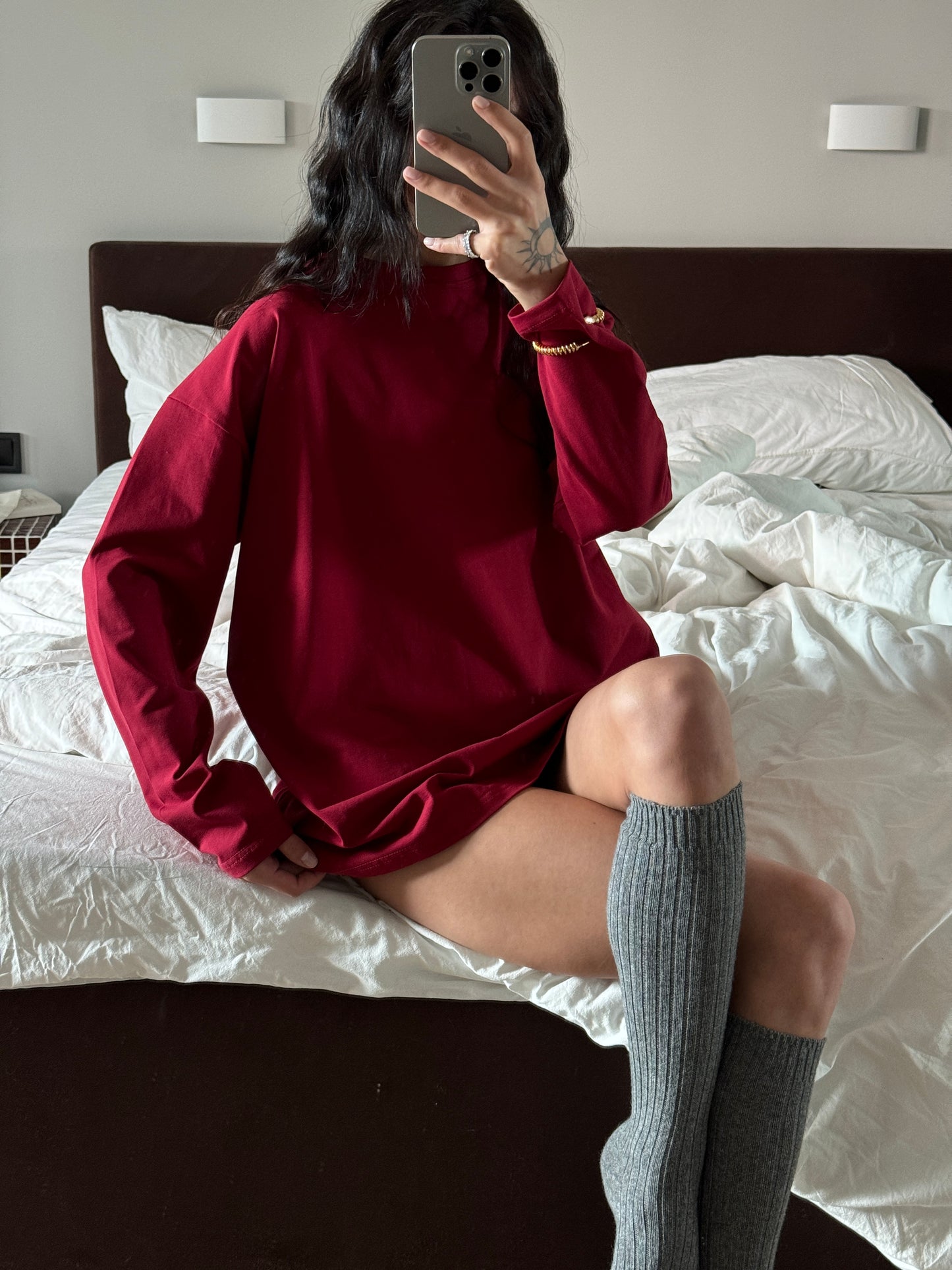 Лонгслів оверсайз базовий