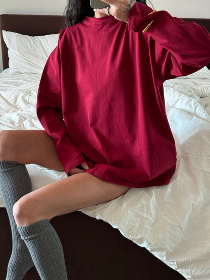 Лонгслів оверсайз базовий