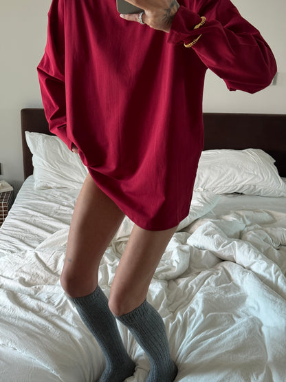 Лонгслів оверсайз базовий