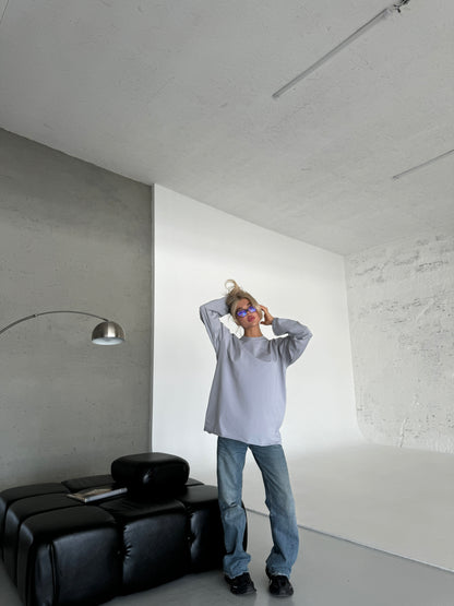 Лонгслів оверсайз базовий