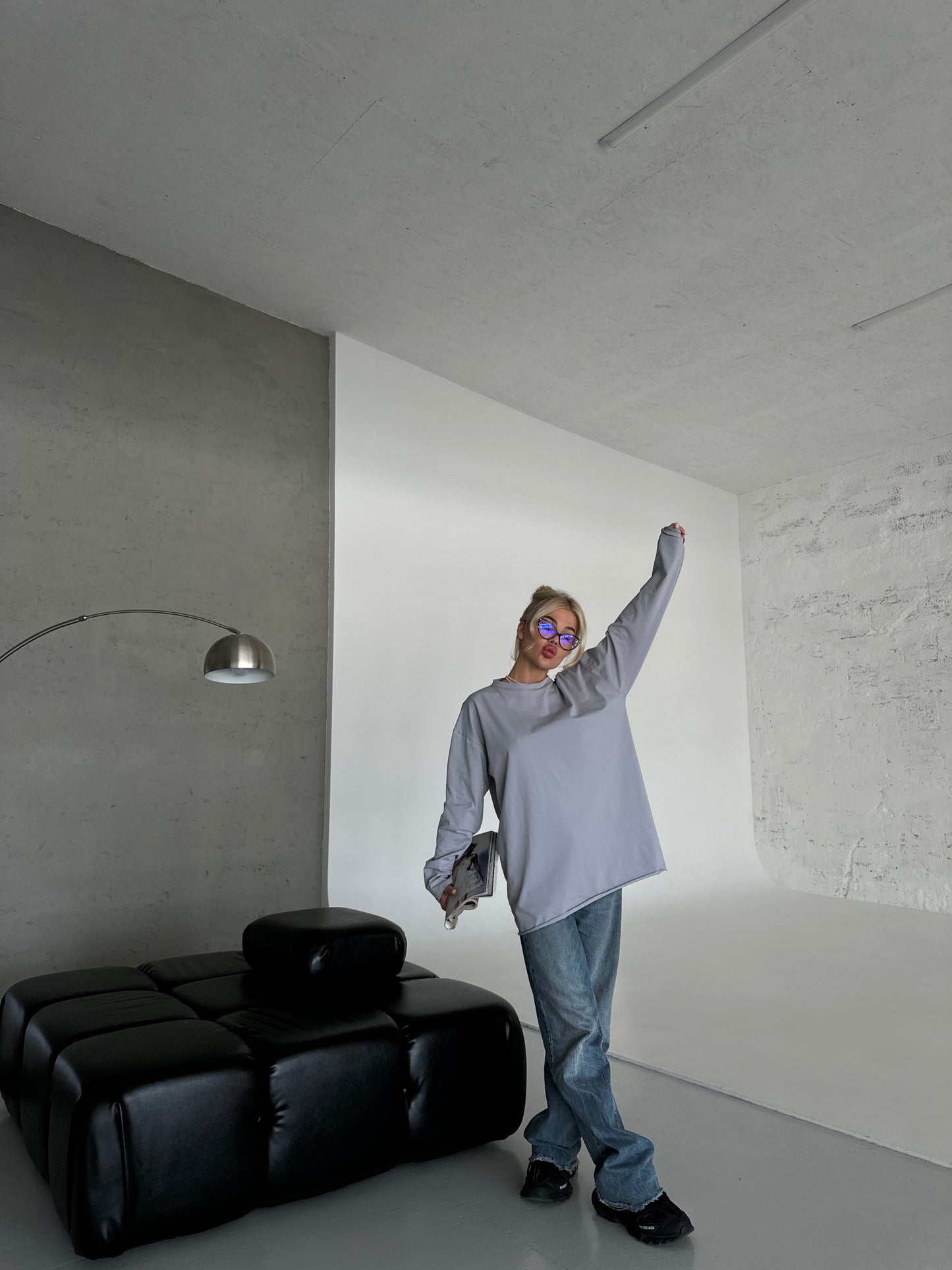 Лонгслів оверсайз базовий