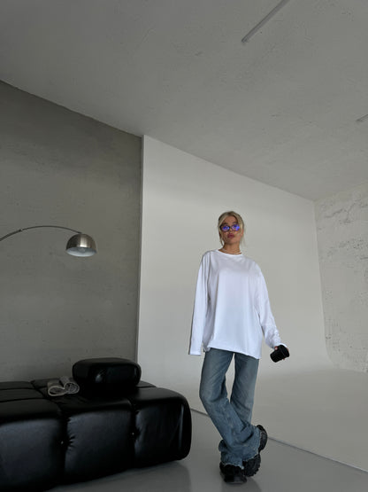 Лонгслів оверсайз базовий