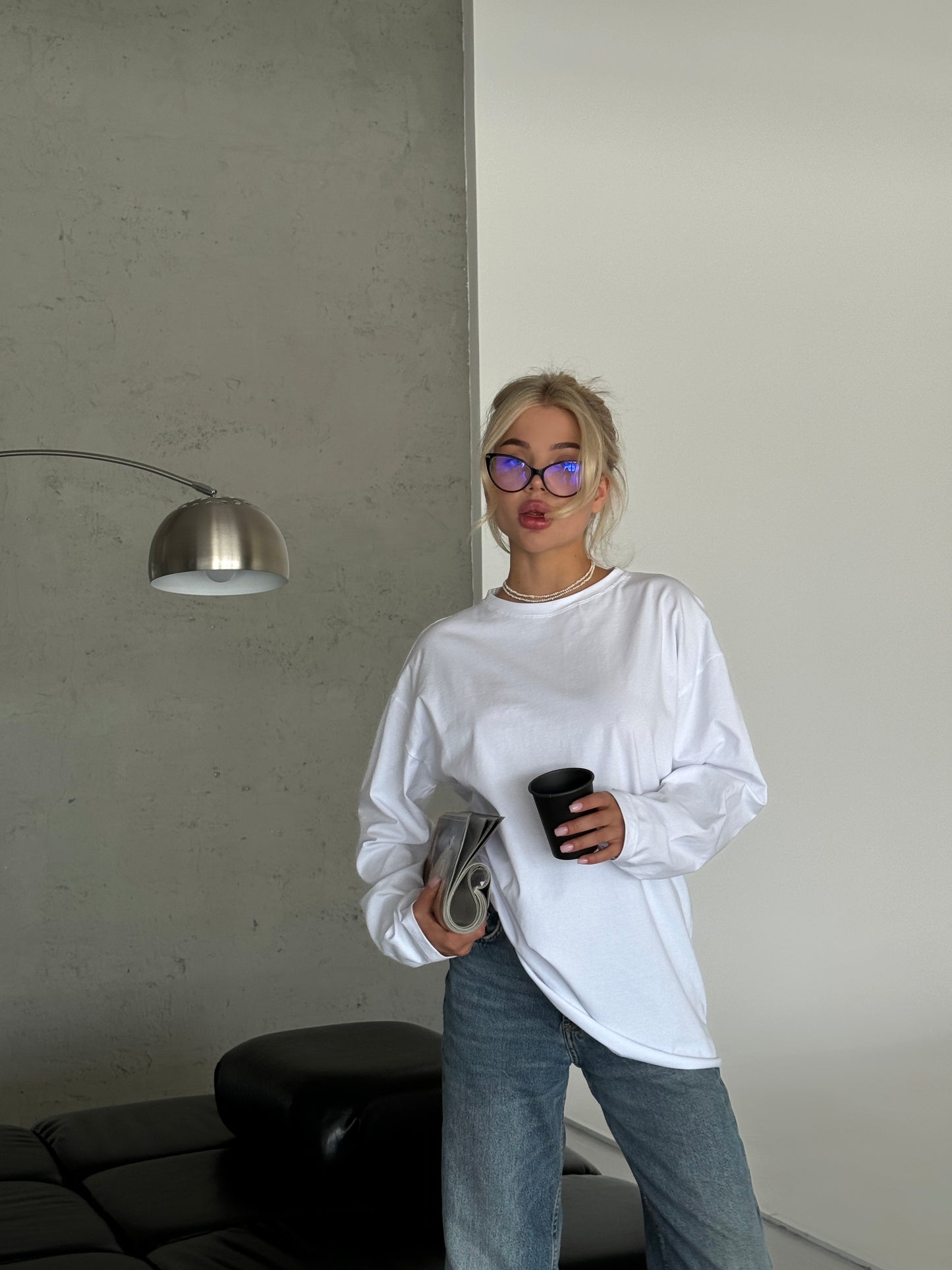 Лонгслів оверсайз базовий