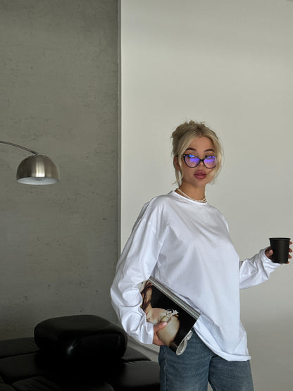 Лонгслів оверсайз базовий