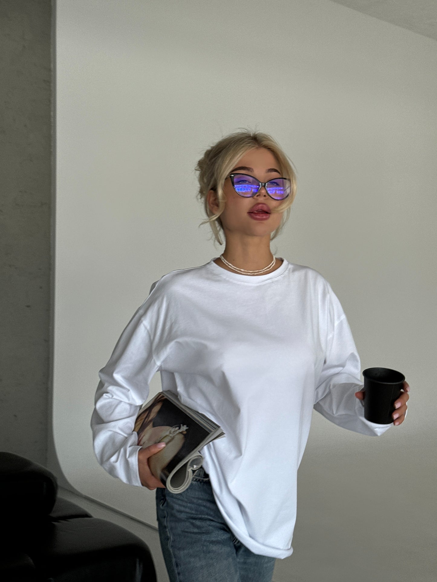 Лонгслів оверсайз базовий