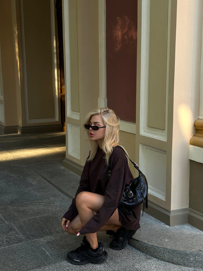 Лонгслів оверсайз базовий