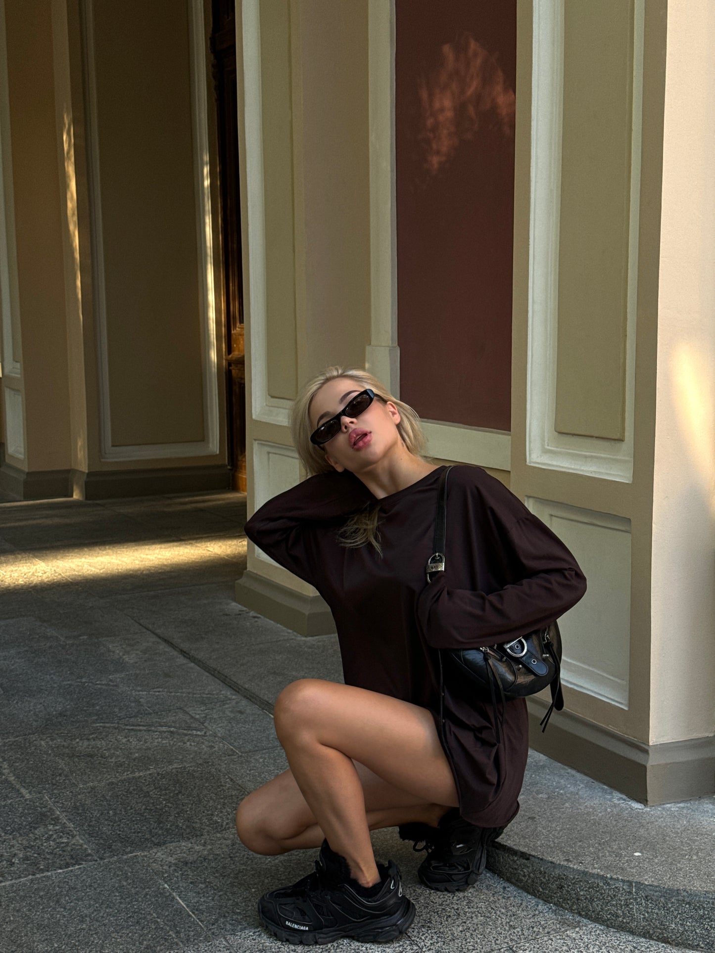 Лонгслів оверсайз базовий