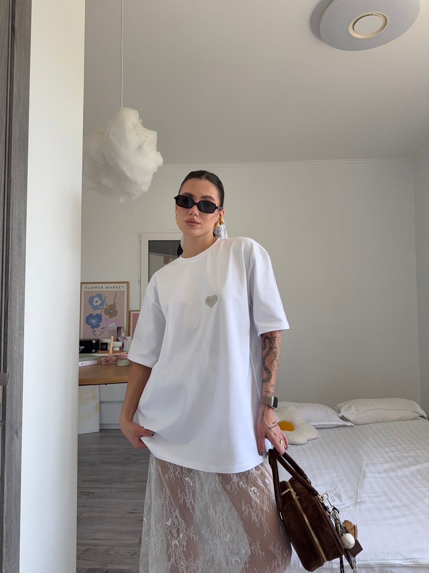 Футболка з одним серденьком