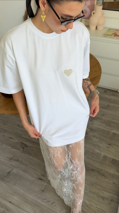 Футболка з одним серденьком