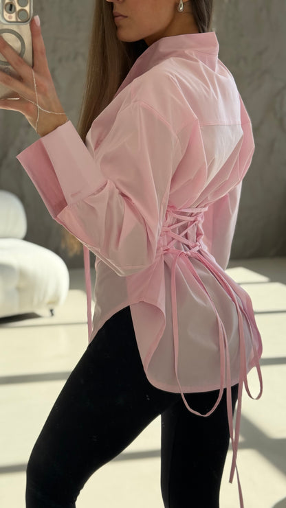 Блуза з зав'язками