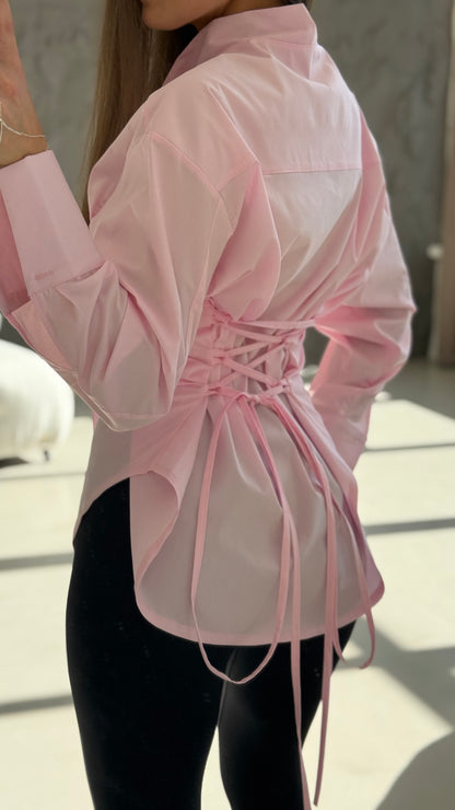 Блуза з зав'язками