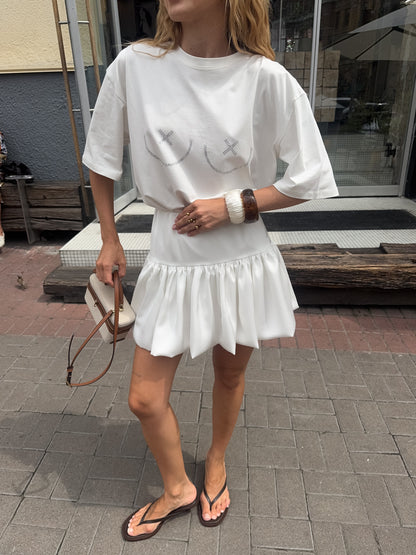 Спідниця сатинова колокольчик