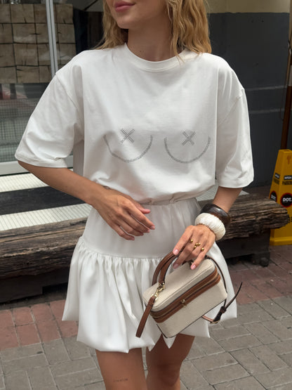 Футболка з стразами "XX"