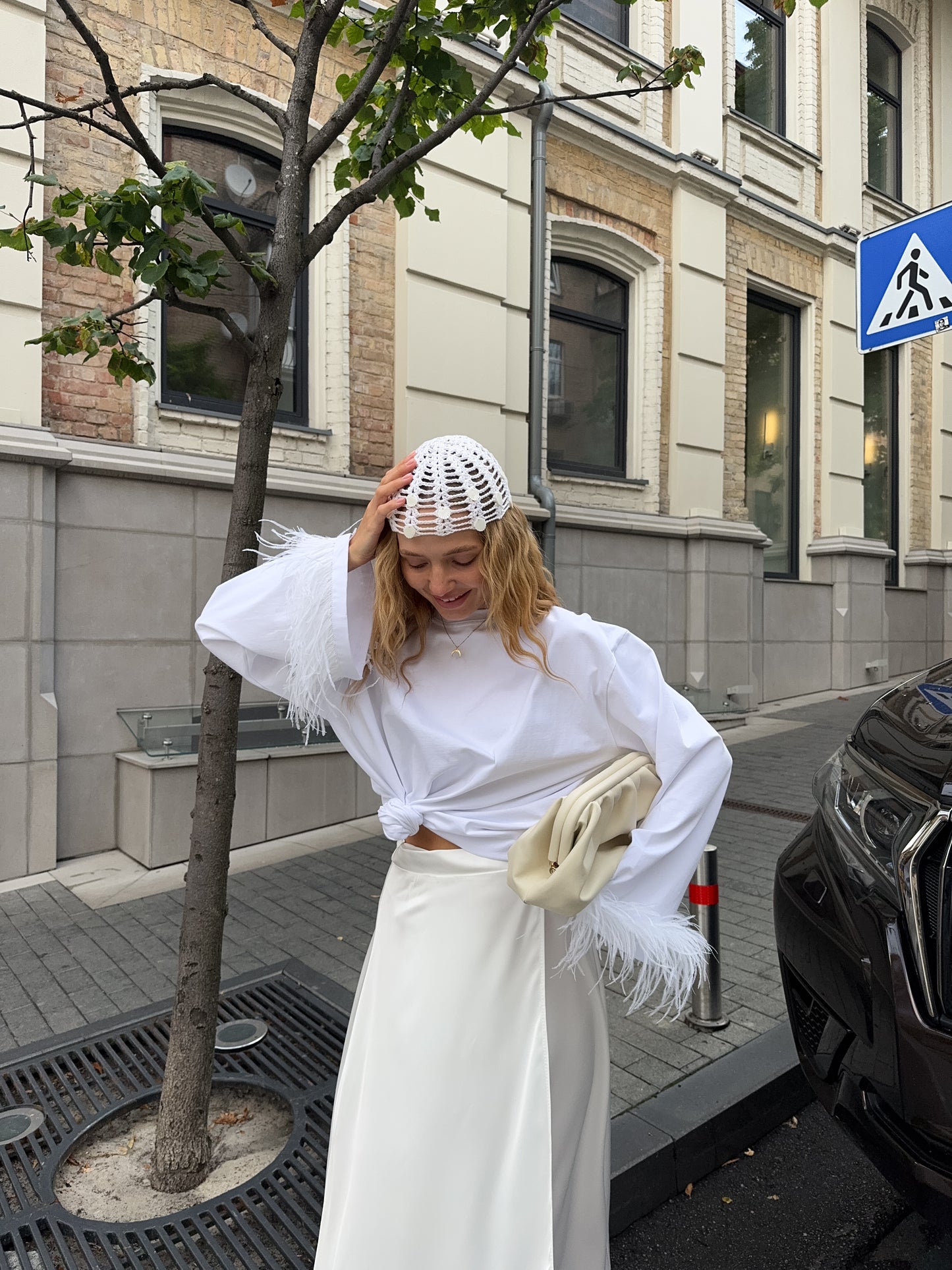 Спідниця сатинова максі на запах